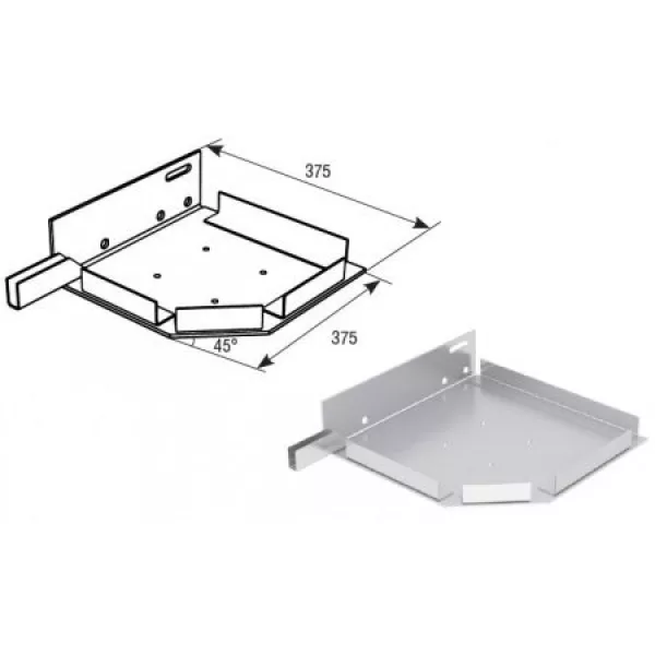 ДОРХАН Крышка боковая RK37504 бежевая