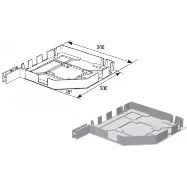 ДОРХАН Крышка боковая RK30040 DARK OAK