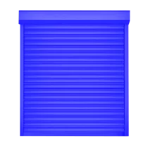 ДОРХАН Рольставни 2500х1800 цвета RAL 5005 (синий) взломостойкие с автоматикой