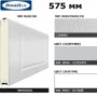 ДОРХАН Панель 575мм Нфиленка260/Нстукко серебро(RAL9006)/белая(RAL9003), 3F260/S00-9006/9003 ДОРХАН Панель 575мм Нфиленка260/Нстукко серебро(RAL9006)/белая(RAL9003), 3F260/S00-9006/9003