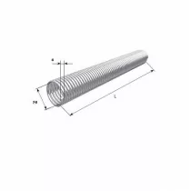 ДОРХАН Пружина окрашенная 50- 6,0 левая, 32060/mL/RAL7004