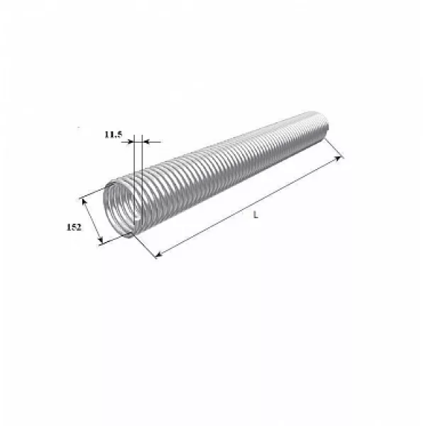 ДОРХАН Пружина окрашенная 152-11,5 левая, 36015/mL/RAL7004