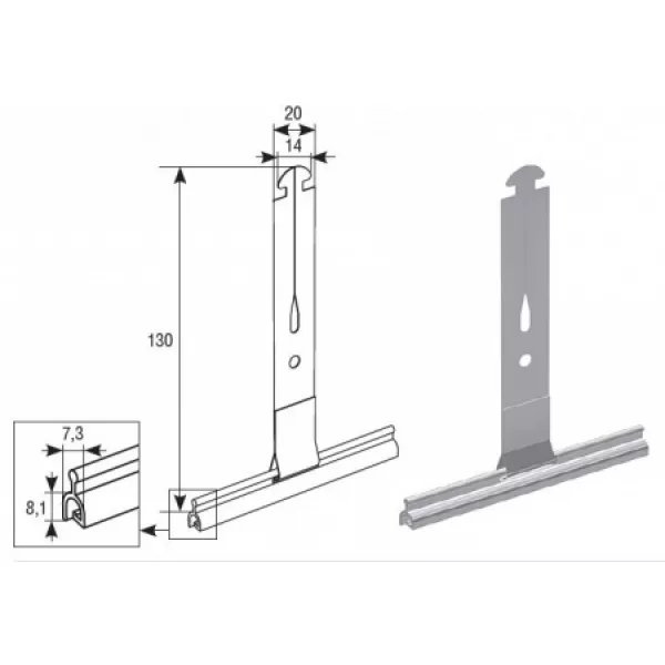 ДОРХАН Пружина тяговая RS130, RS130