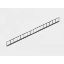 ДОРХАН Стрела антивандального шлагбаума 400 мм для проема шириной B=3500мм, AVBGL1-35