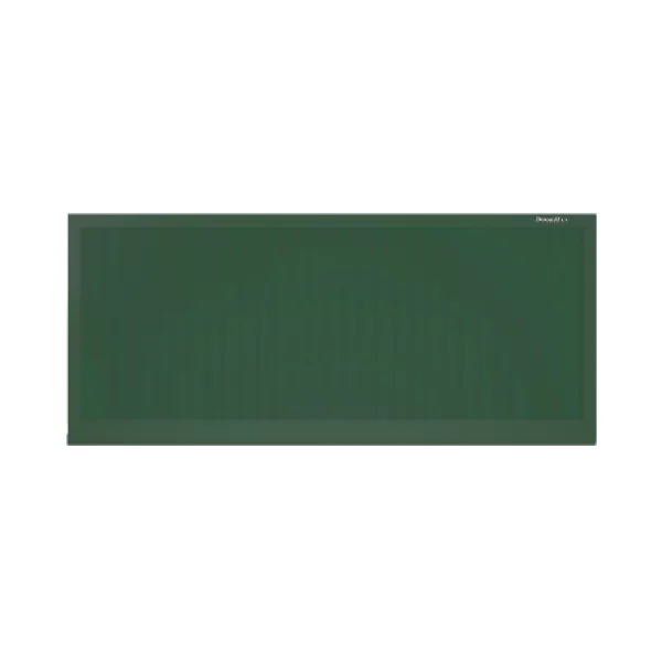 ДОРХАН Откатные ворота 4100х1400 цвета RAL 6005 (зелёный) с дизайном 'филенка' с автоматикой