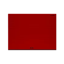 ДОРХАН Секционные ворота стальные 4500х2600 цвета RAL 3000 (красный) с дизайном 'доска' с автоматикой