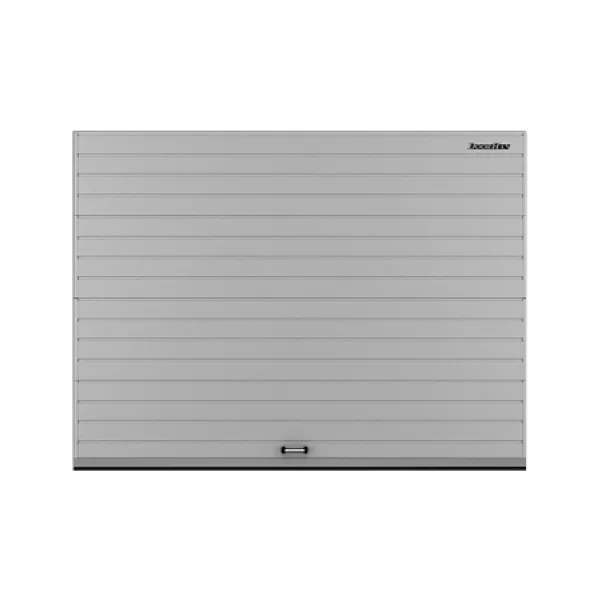 ДОРХАН Секционные ворота стальные 4600х2800 цвета RAL 7004 (серый) с дизайном 'доска' с автоматикой ДОРХАН Секционные ворота стальные 4600х2800 цвета RAL 7004 (серый) с дизайном 'доска' с автоматикой
