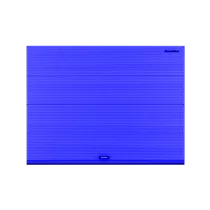 ДОРХАН Секционные ворота стальные 4700х2000 цвета RAL 5005 (синий) с дизайном 'волна' без автоматики