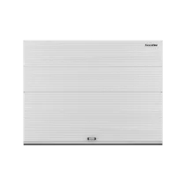 ДОРХАН Секционные ворота стальные 3800х3000 цвета RAL 9003 (белый) с дизайном 'волна' без автоматики