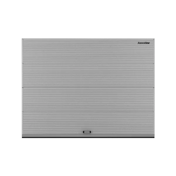 ДОРХАН Секционные ворота стальные 2900х2800 цвета RAL 7004 (серый) с дизайном 'волна' с автоматикой