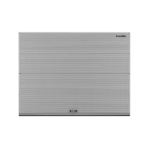 ДОРХАН Секционные ворота стальные 3700х2000 цвета RAL 7004 (серый) с дизайном 'волна' с автоматикой