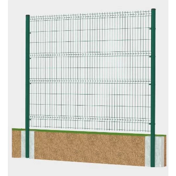 ДОРХАН Система ограждений 95000х2050 цвета RAL 6005 (зелёный)